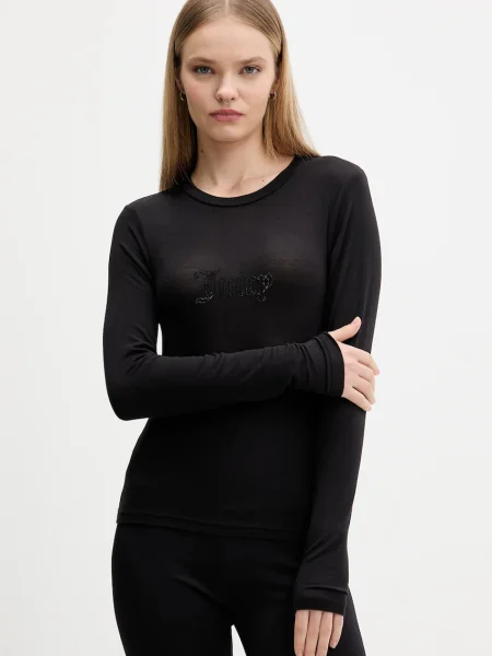 Juicy Couture Bluză Slub negru