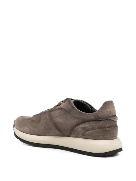 Fűzős szarvasbőr sneaker Officine Creative barna