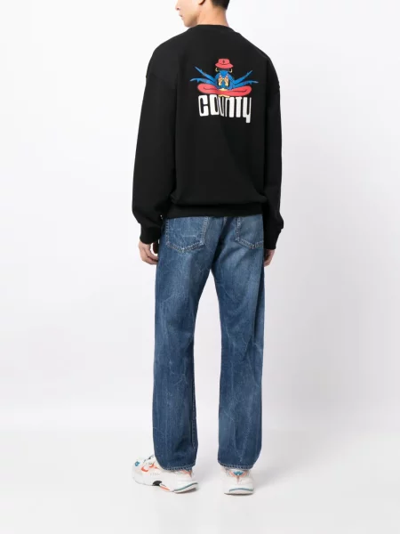 Raštuotas džemperis Marcelo Burlon County Of Milan juoda