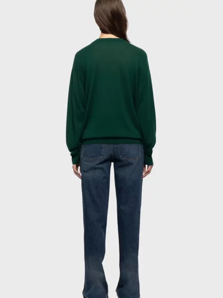 Кашемировый свитер Zadig&voltaire зеленый