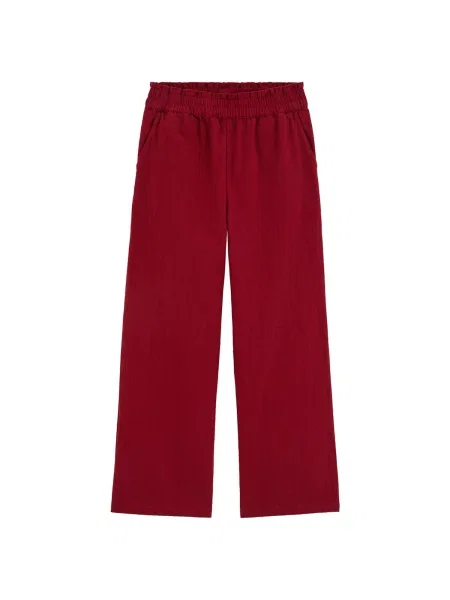 WE Fashion Pantaloni roşu închis