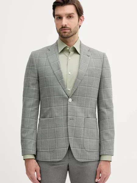 Volnen suknjič BOSS zelena