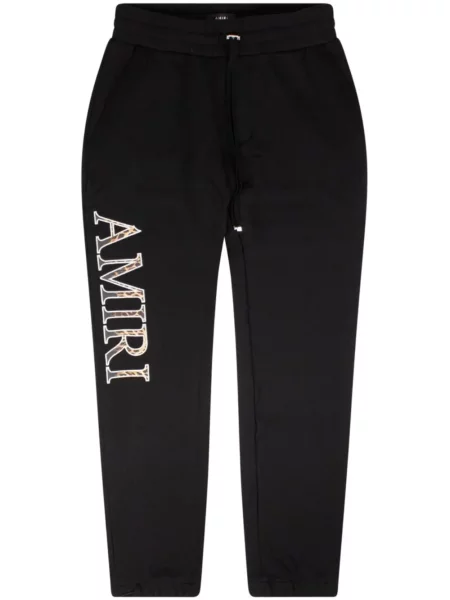 Pantaloni Amiri cu imagine negru