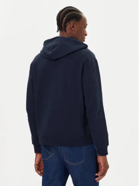 Calvin Klein Jeans Mikina námornícka modrá biela
