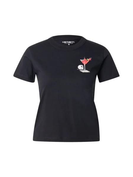 Carhartt WIP Tricou Garcia gri / verde / roșu negru