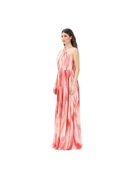 Elisabetta Franchi Sukienka letnia czerwony