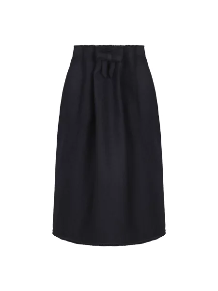 Spódnica midi Prada niebieska
