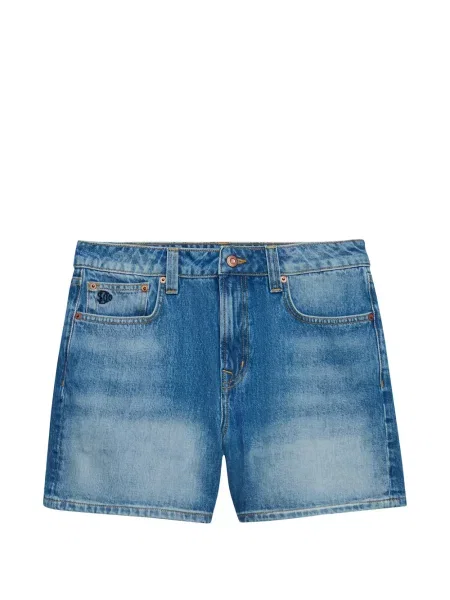 Pantaloni scurți din denim Superdry albastru