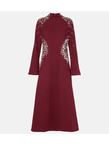 Midi obleka Simkhai bordo