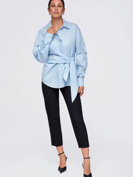 Ombre Bluza plava crna