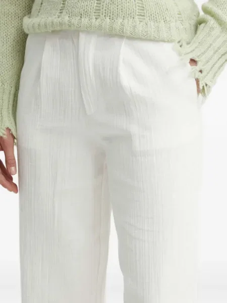 Plisirane hlače Résumé bijela