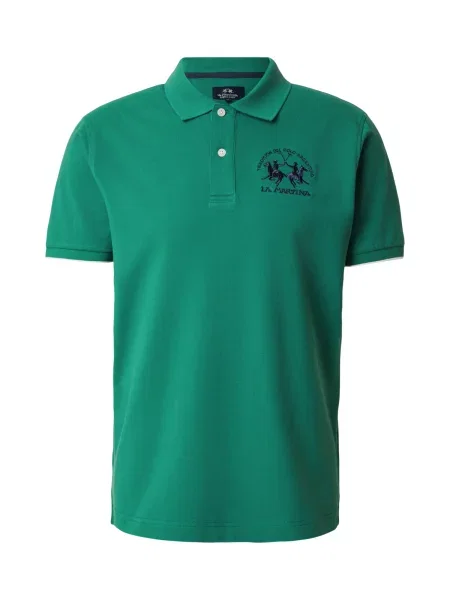 La Martina Tricou albastru / verde alb