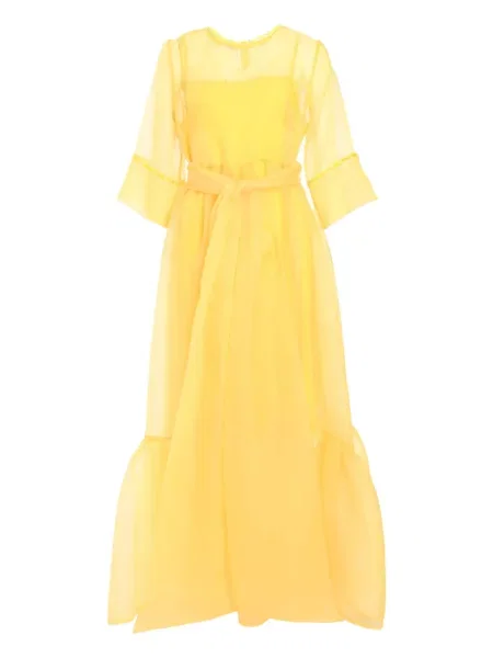Sukienka Baruni garniturowa żółta