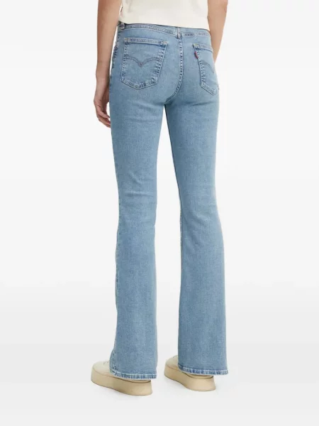 Retro lepršave traperice Levi's® lepršave s izlizanim efektom plava