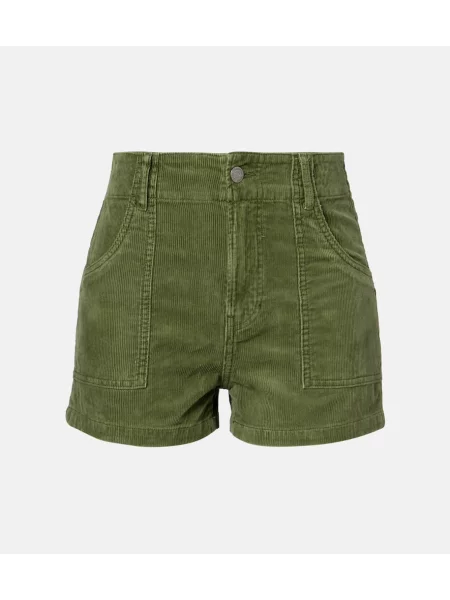 Szorty Veronica Beard sztruksowe zielone