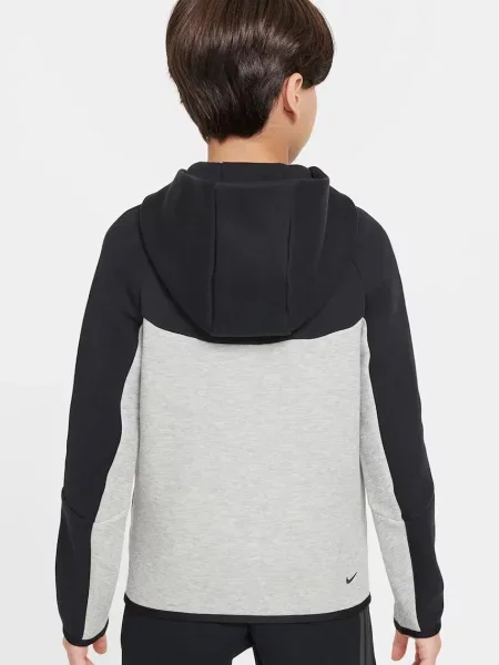 Nike hanorac cu și glugă pentru copii cu Sportswear Tech Fleece gri