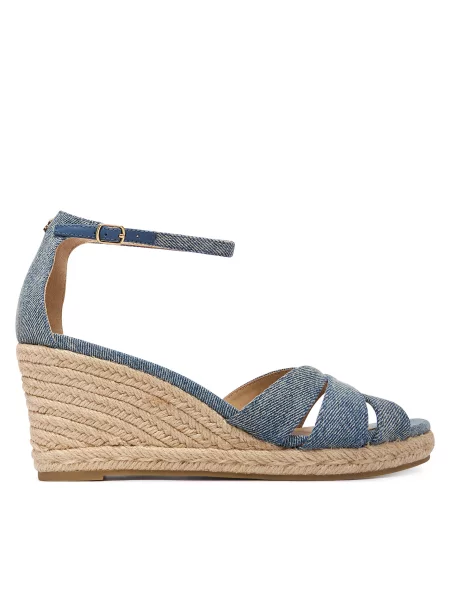 Espadrilky LAUREN RALPH LAUREN modrá