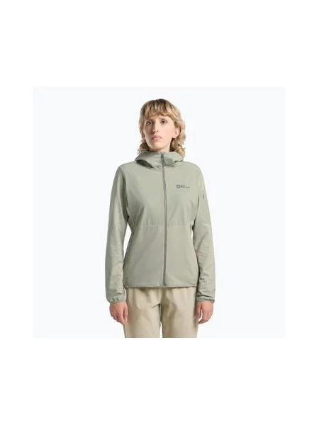 Кофта флісова Jack Wolfskin Prelight Trail Hoody mint leaf