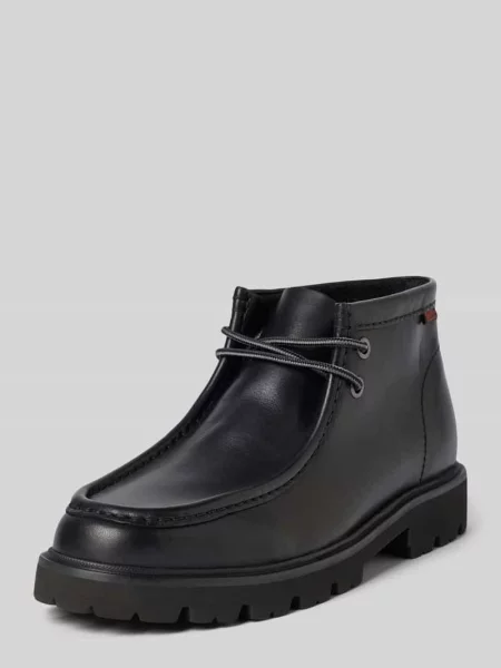 Kozaki ze skóry model Cleyhill Top' Clarks czarne