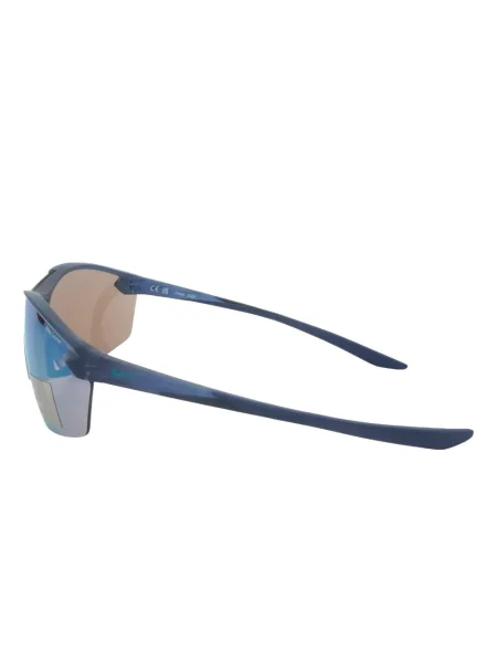 Ochelari de soare Nike cu cordon din jerseu cu imprimeu abstract gri