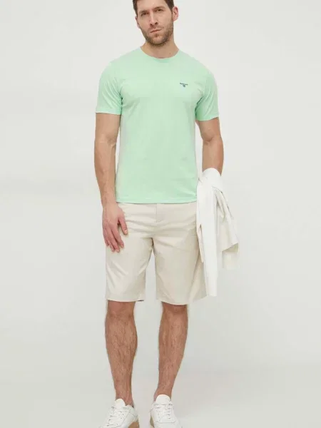 Barbour basic tričko ESSENTIALS zelené