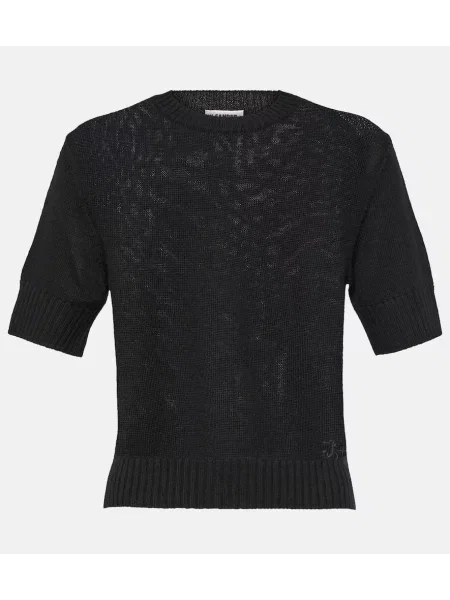 Pulover Jil Sander de lână negru