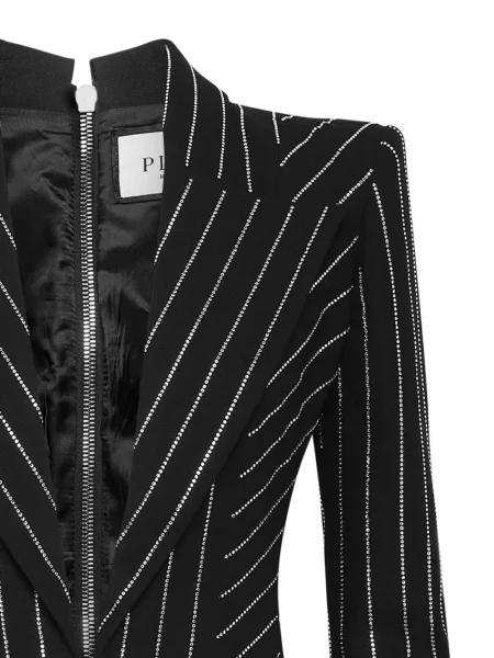 Dryžuotas suknele Philipp Plein juoda