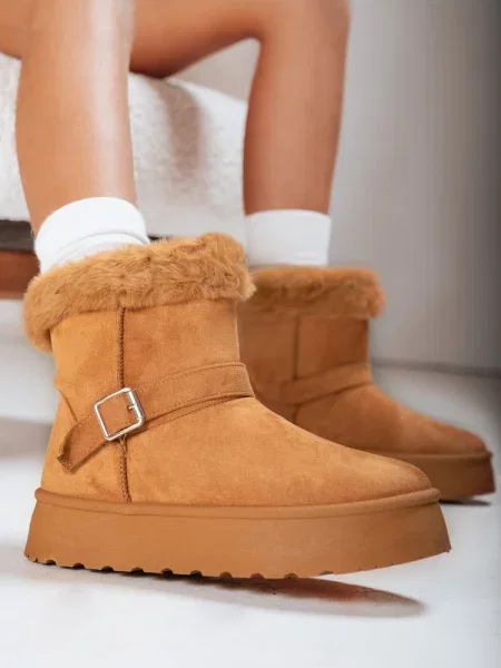 Cizme de zăpadă Dstreet maro