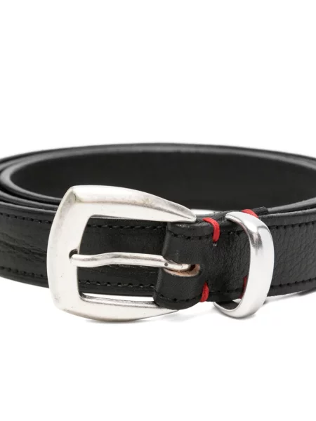 Cu centură curea Eleventy din piele cu cataramă negru