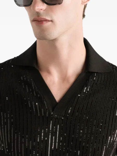 Tricou Dolce & Gabbana cu paiete negru
