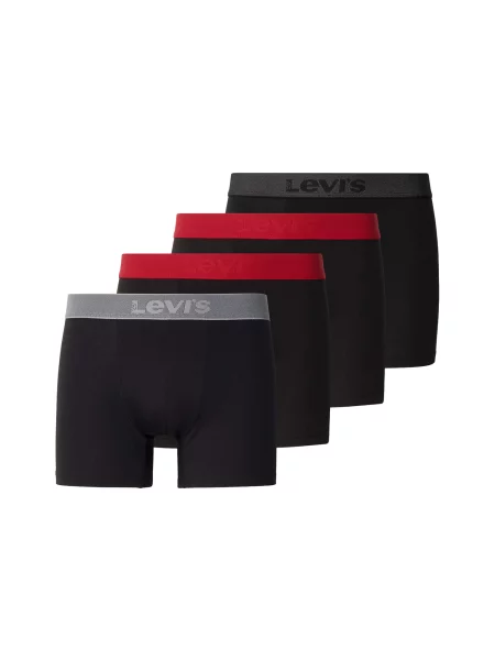 LEVI'S ® Boxeri gri deschis / roșu negru