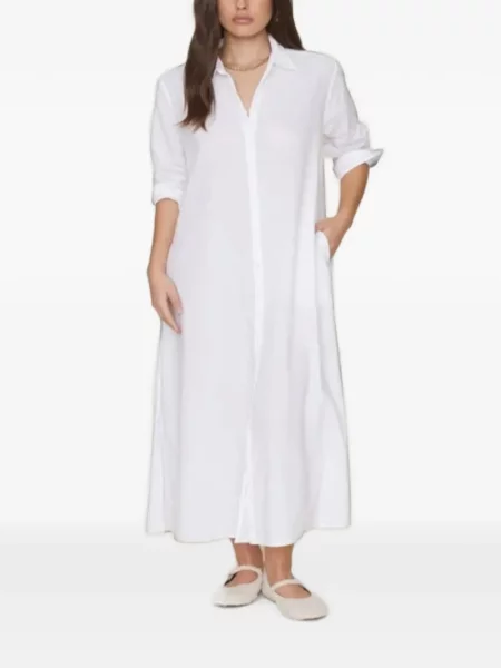 Rochie tip cămașă Xirena alb