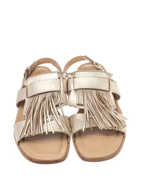 Sandale Tod's cu franjuri slingback