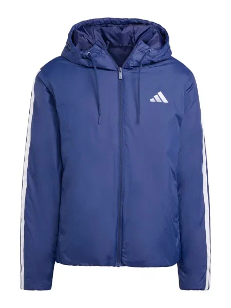 Adidas Geacă de iarnă Essentials Climawarm Bleumarin alb