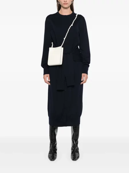 Mała torebka Jil Sander biała