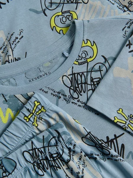 Пижама Reserved голубая