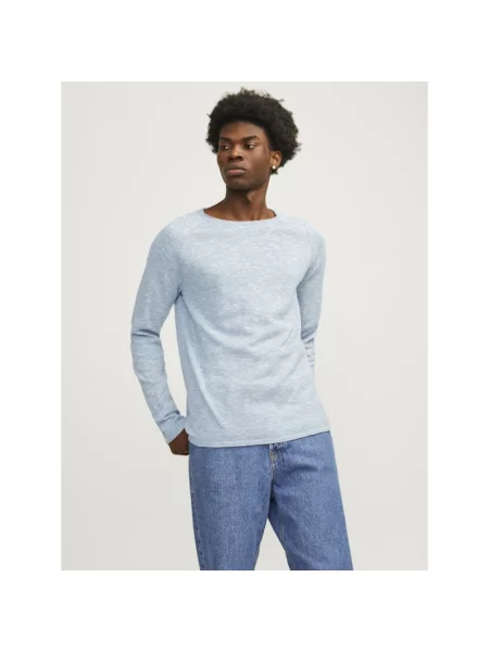 Sweter Jack & Jones niebieski