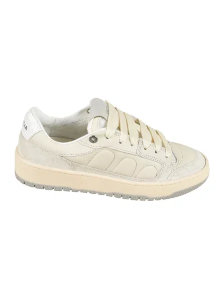 Sneakersy Santha skórzane białe
