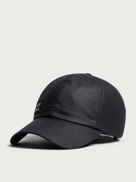 Czapka z daszkiem Barbour granatowa
