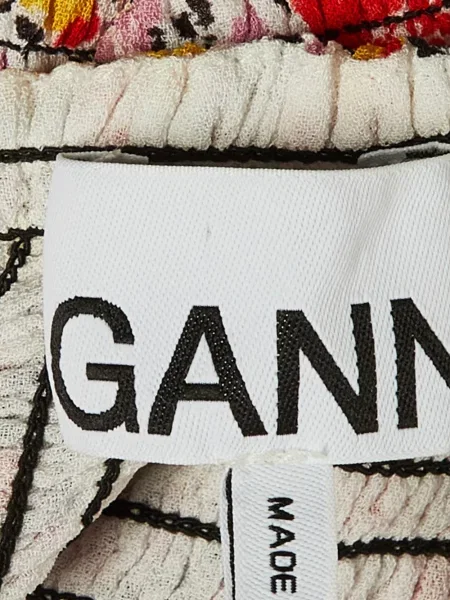 Rochie Ganni cu model floral cu imagine alb