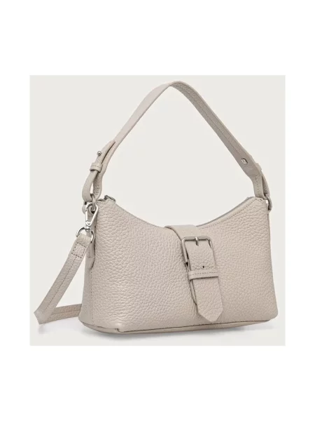 Marc O'Polo torebka crossbody skórzana beżowa