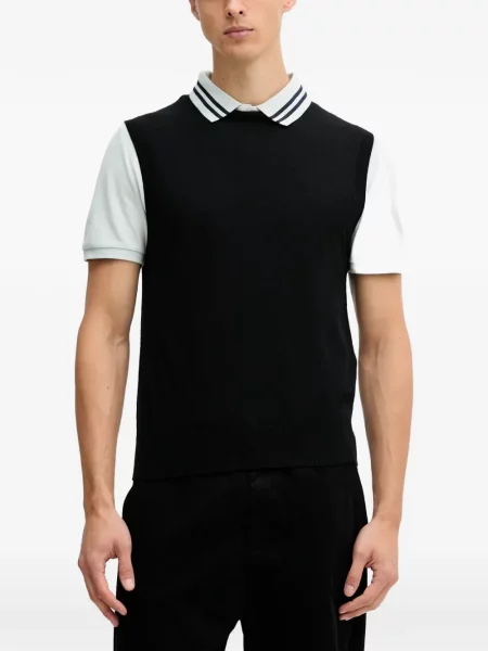 Vestă Benetton de lână negru
