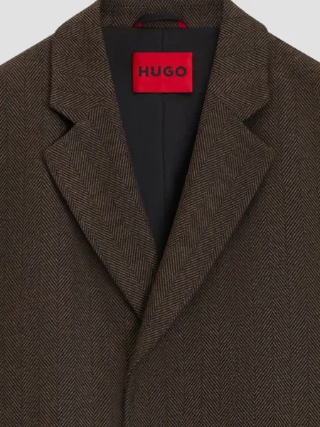 Пальто Hugo коричневе