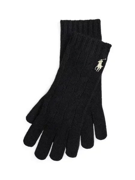 Mănuși Polo Ralph Lauren negru