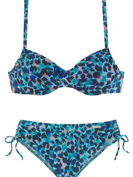 LASCANA Bikiny tyrkysová
