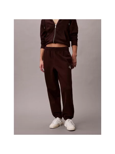 Pantaloni Calvin Klein Jeans maro