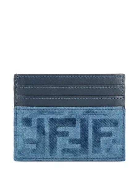 Portofel Fendi cu autograf albastru