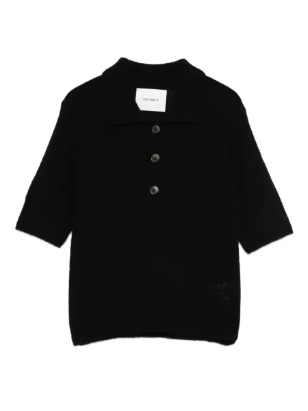 Top Lisa Yang tricotate negru