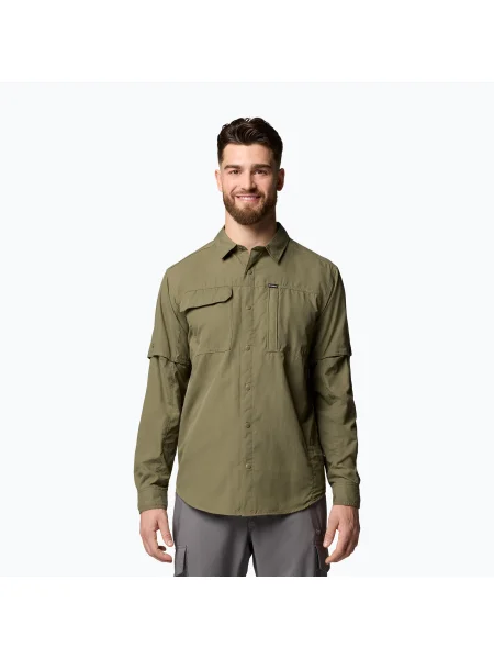 Cămașă pentru bărbați Columbia Skien Valley stone green verde