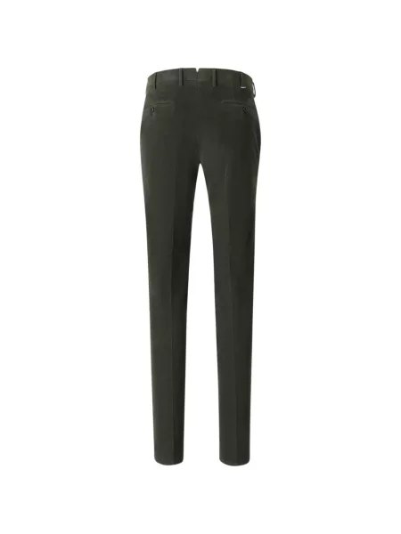 Pantaloni Pt Torino de catifea cord verde